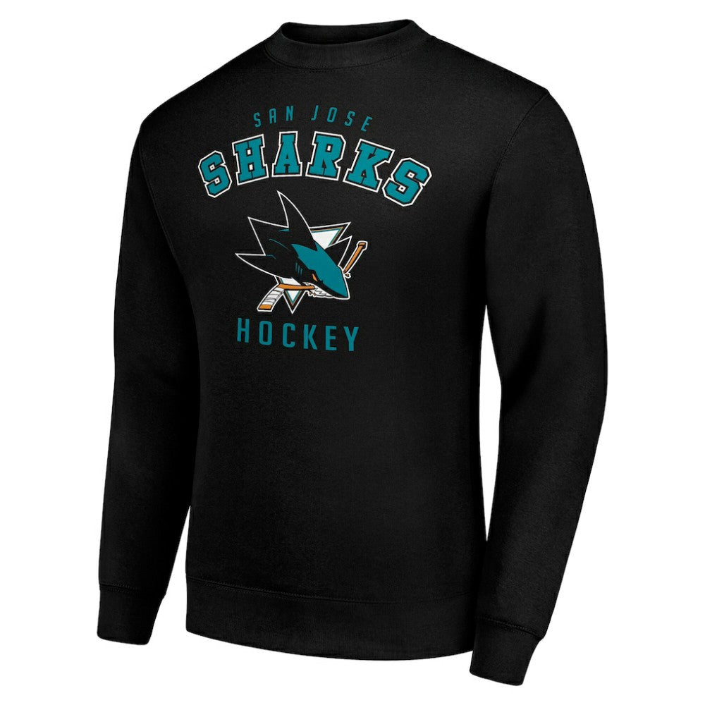 San Jose Sharks Men's Starter Team Logo Fleece Pullover Sweatshirt -  NHL Sweatshirts