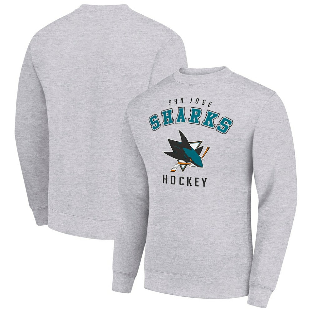 San Jose Sharks Men's Starter Team Logo Fleece Pullover Sweatshirt -  NHL Sweatshirts