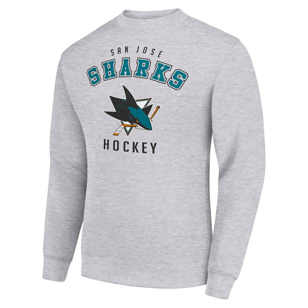 San Jose Sharks Men's Starter Team Logo Fleece Pullover Sweatshirt -  NHL Sweatshirts
