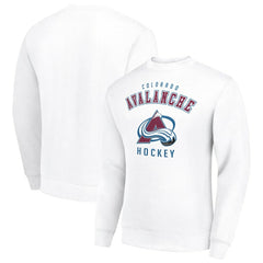 Colorado Avalanche Men's Starter Team Logo Fleece Pullover Sweatshirt -  NHL Sweatshirts