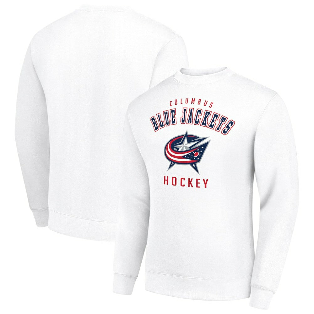 Columbus Blue Jackets Men's Starter Team Logo Fleece Pullover Sweatshirt -  NHL Sweatshirts