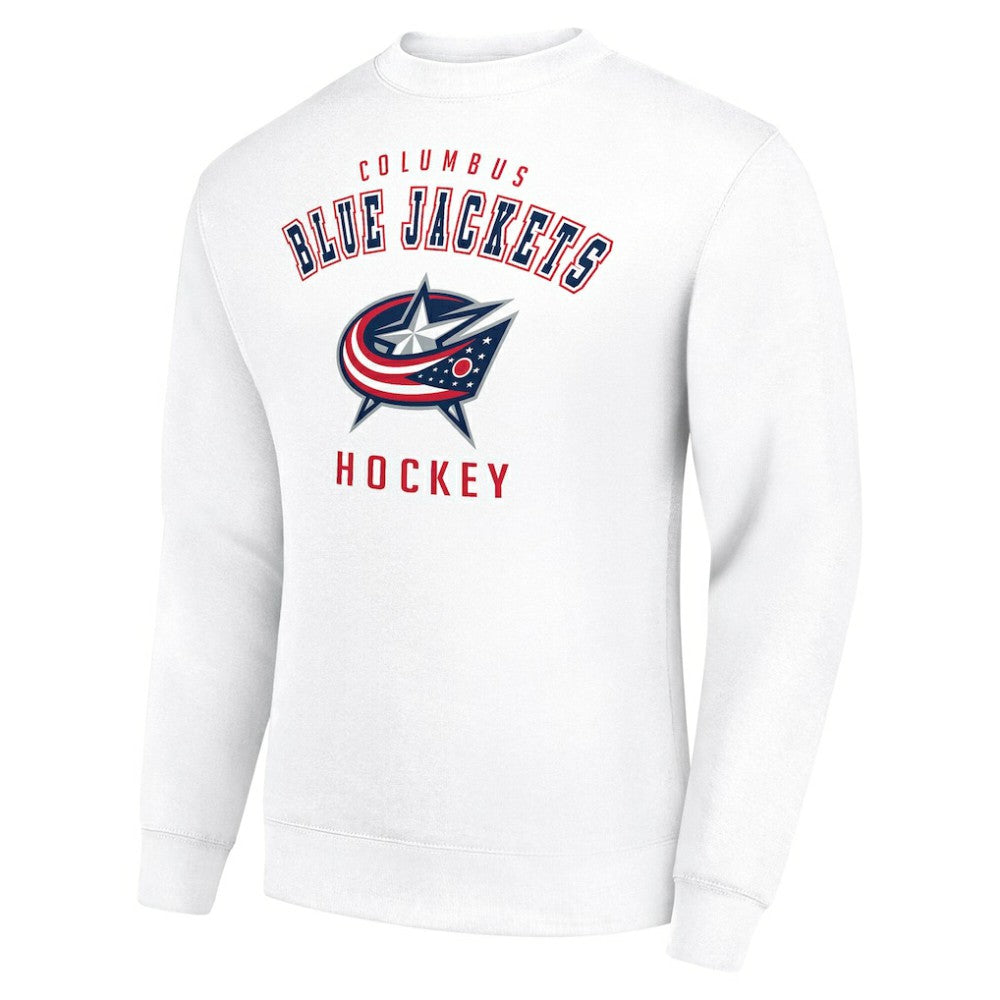 Columbus Blue Jackets Men's Starter Team Logo Fleece Pullover Sweatshirt -  NHL Sweatshirts