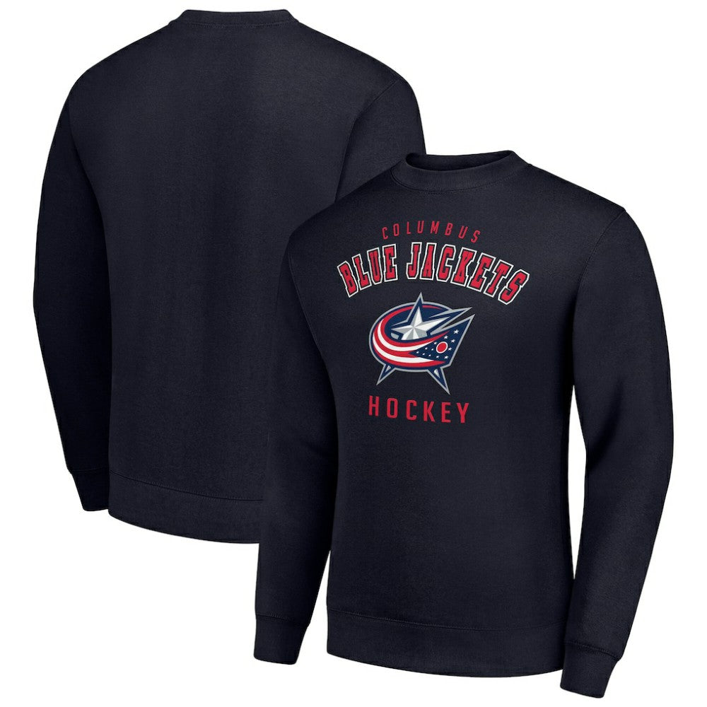 Columbus Blue Jackets Men's Starter Team Logo Fleece Pullover Sweatshirt -  NHL Sweatshirts