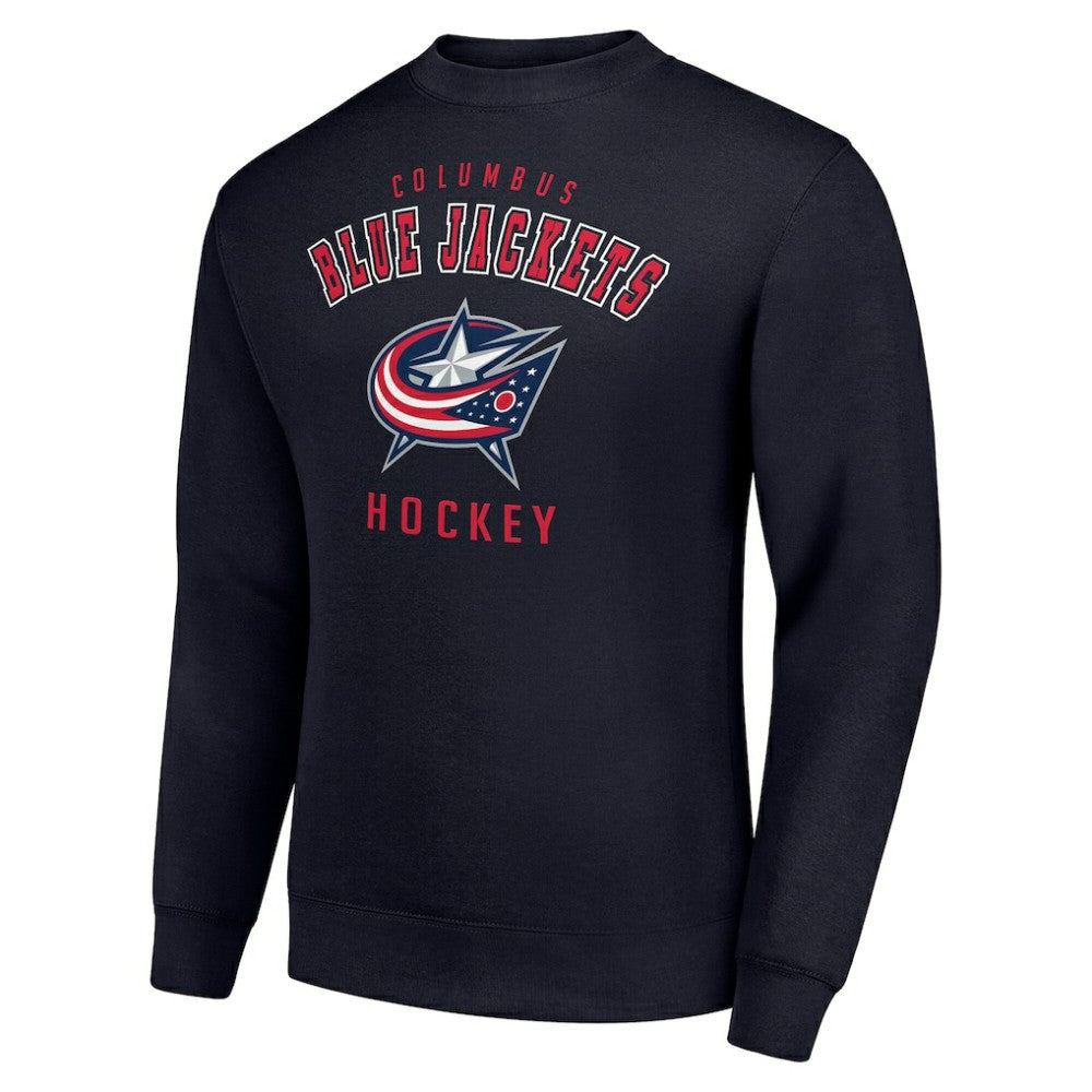 Columbus Blue Jackets Men's Starter Team Logo Fleece Pullover Sweatshirt -  NHL Sweatshirts