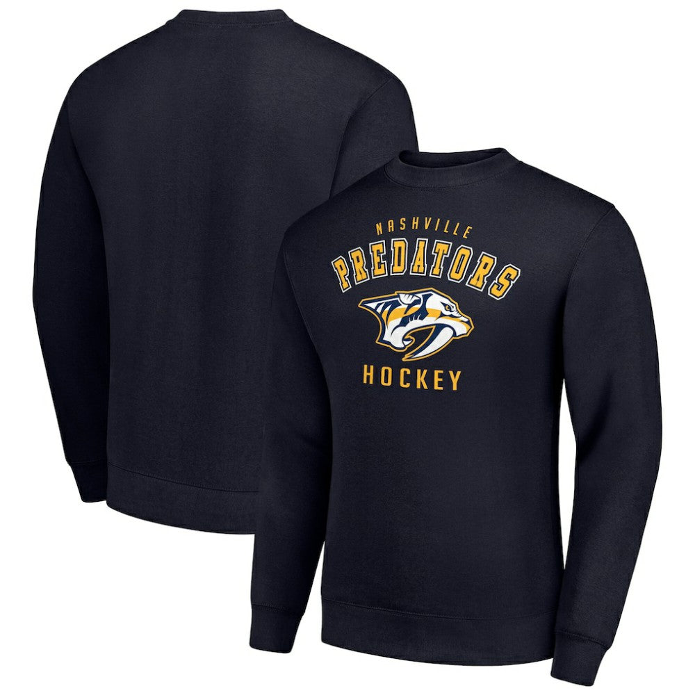 Nashville Predators Men's Starter Team Logo Fleece Pullover Sweatshirt -  NHL Sweatshirts