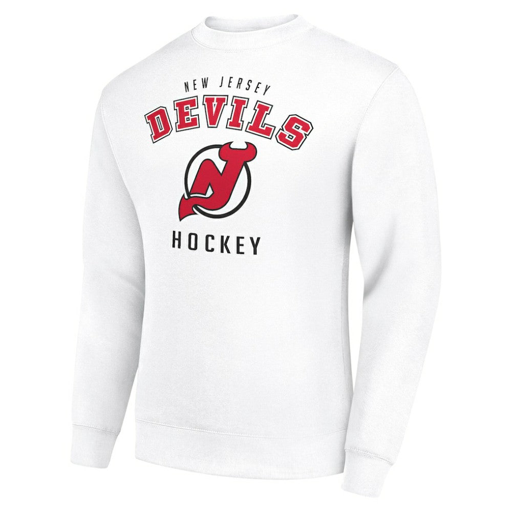 New Jersey Devils Men's Starter Team Logo Fleece Pullover Sweatshirt -  NHL Sweatshirts