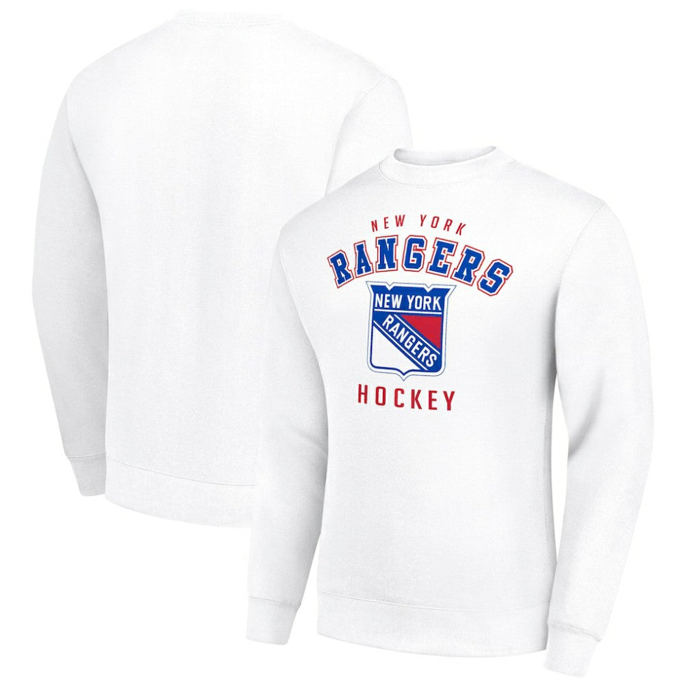 New York Rangers Men's Starter Team Logo Fleece Pullover Sweatshirt -  NHL Sweatshirts