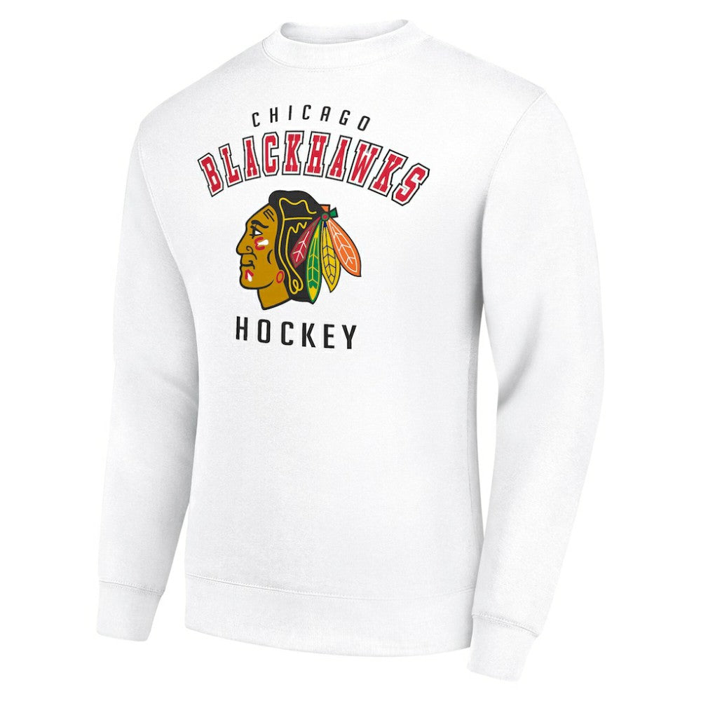 Chicago Blackhawks Men's Starter Team Logo Fleece Pullover Sweatshirt -  NHL Sweatshirts