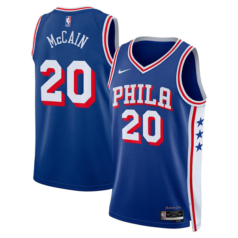 Royal Jared McCain Philadelphia 76ers Swingman Jersey | NBA
