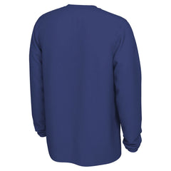Royal Golden State Warriors 2025/26 On-Court Flare Dri-FIT Practice Long Sleeve Tri-Blend T-Shirt sale | NBA