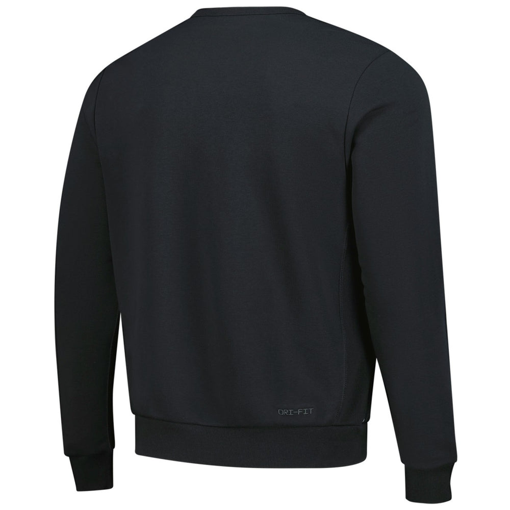 Black Milwaukee Bucks Authentic Standard Issue Travel Dri-FIT Sweatshirt | NBA