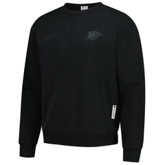 Black Oklahoma City Thunder Authentic Standard Issue Travel Dri-FIT Sweatshirt | NBA