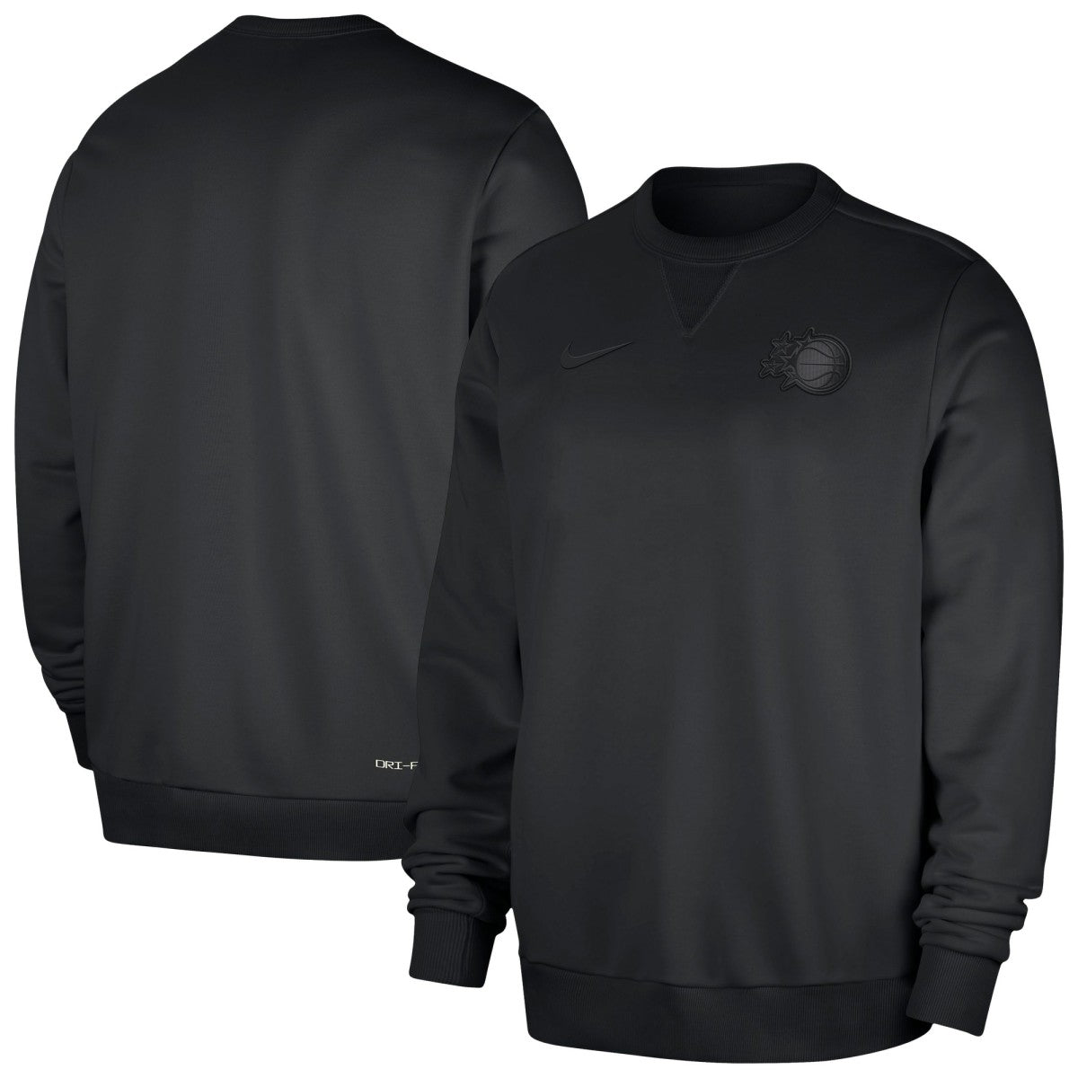 Black Orlando Magic Authentic Standard Issue Travel Dri-FIT Sweatshirt | NBA