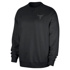 Black Chicago Bulls Authentic Standard Issue Travel Dri-FIT Sweatshirt | NBA