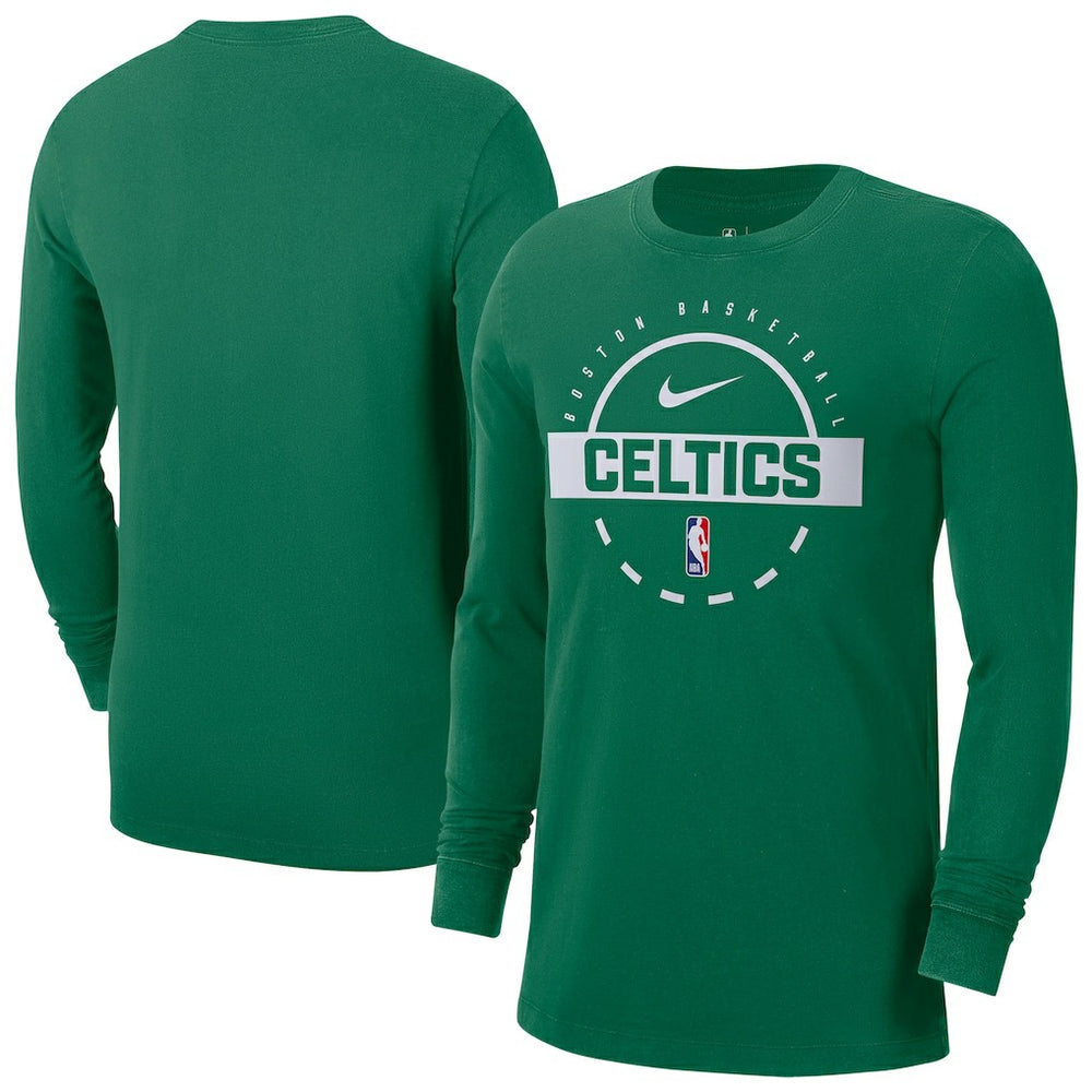 Kelly Green Boston Celtics Authentic Long Sleeve Practice T-Shirt | NBA