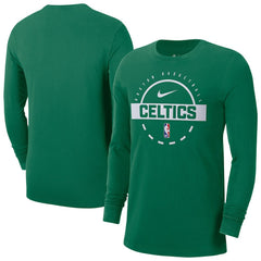 Kelly Green Boston Celtics Authentic Long Sleeve Practice T-Shirt | NBA