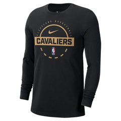 Black Cleveland Cavaliers Authentic Long Sleeve Practice T-Shirt sale | NBA