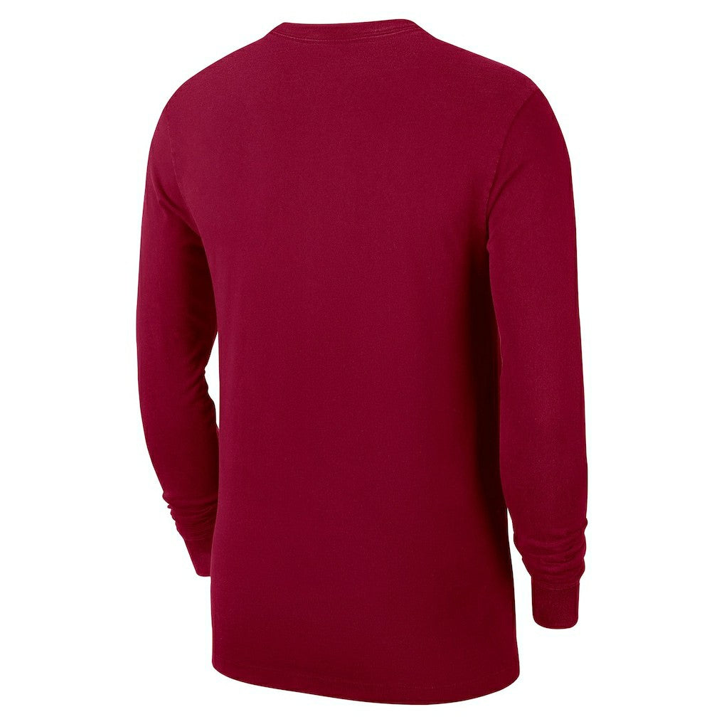 Wine Cleveland Cavaliers Authentic Long Sleeve Practice T-Shirt sale | NBA