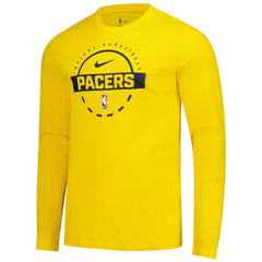 Gold Indiana Pacers Authentic Long Sleeve Practice T-Shirt | NBA