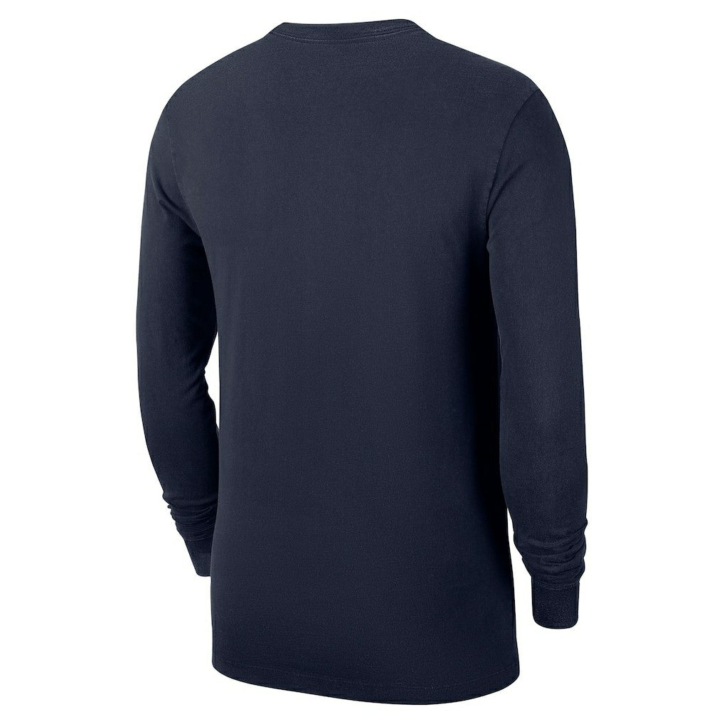 Navy Indiana Pacers Authentic Long Sleeve Practice T-Shirt | NBA