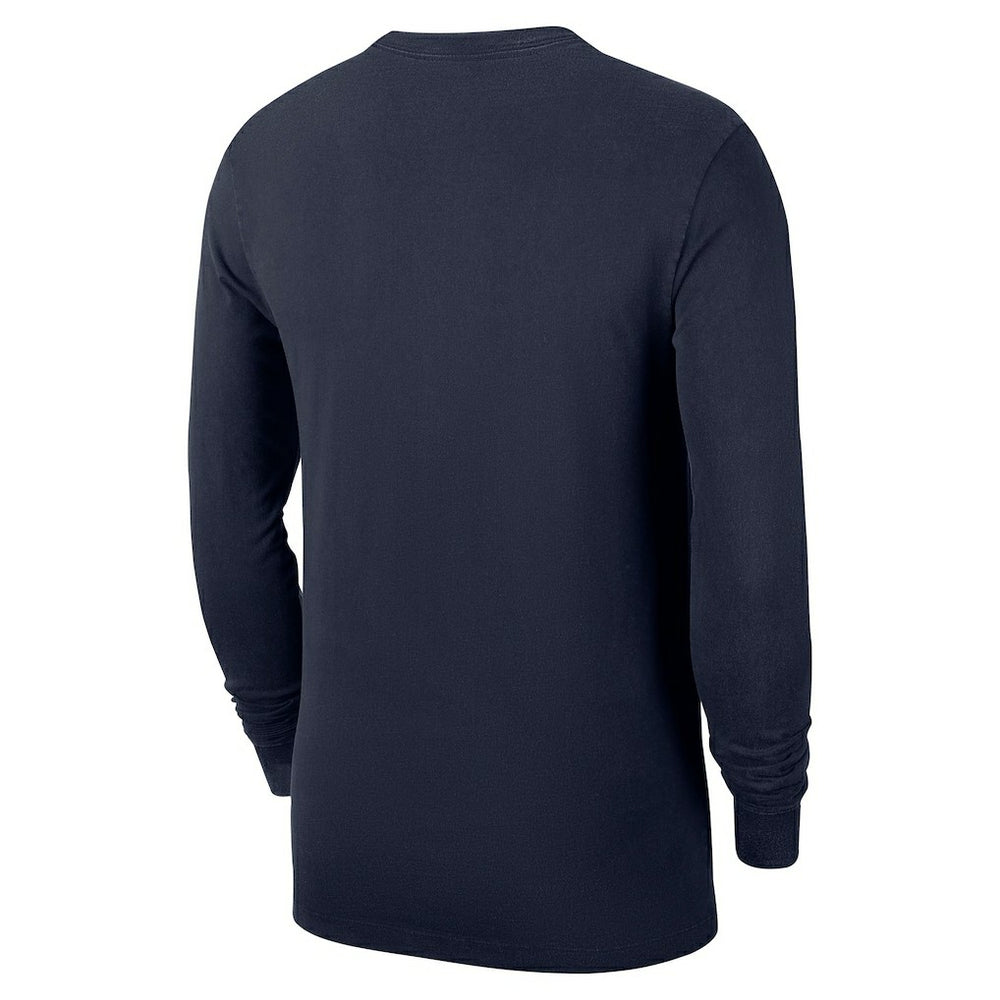 Navy Indiana Pacers Authentic Long Sleeve Practice T-Shirt | NBA