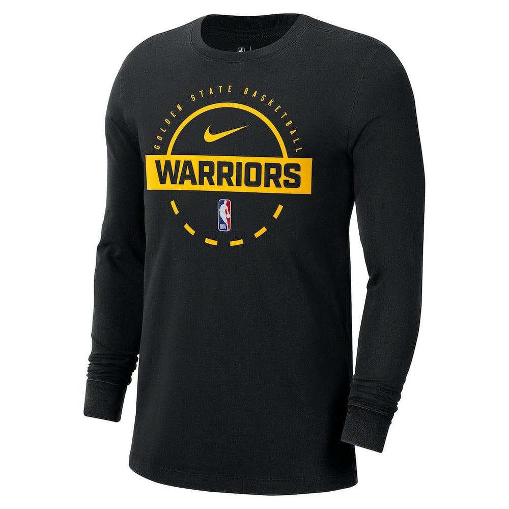 Black Golden State Warriors Authentic Long Sleeve Practice T-Shirt sale | NBA