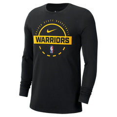 Black Golden State Warriors Authentic Long Sleeve Practice T-Shirt sale | NBA