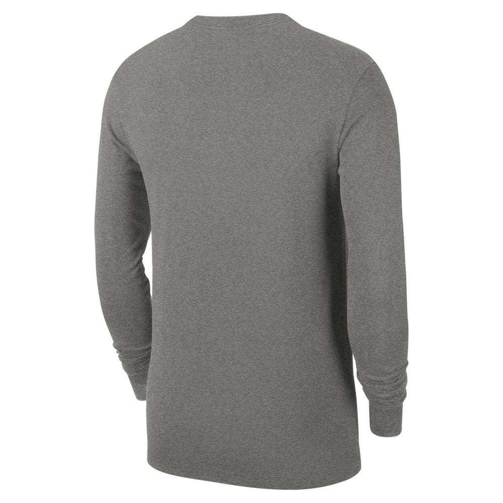 Charcoal San Antonio Spurs Authentic Long Sleeve Practice T-Shirt | NBA