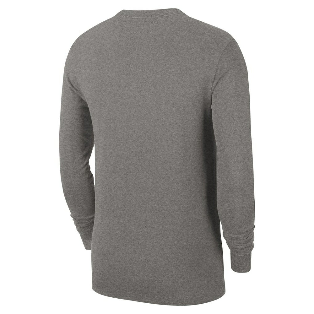Charcoal Philadelphia 76ers Authentic Long Sleeve Practice T-Shirt | NBA