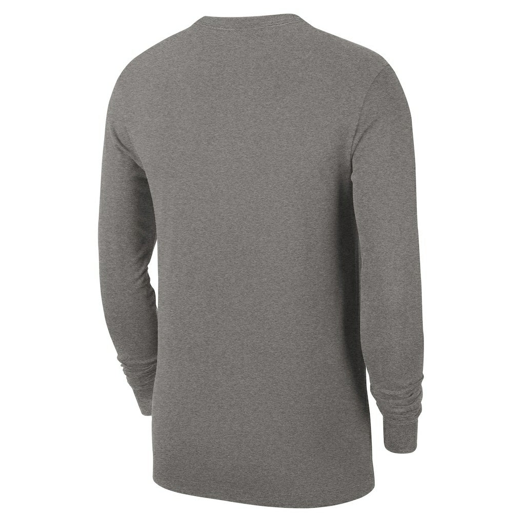 Charcoal Oklahoma City Thunder Authentic Long Sleeve Practice T-Shirt | NBA