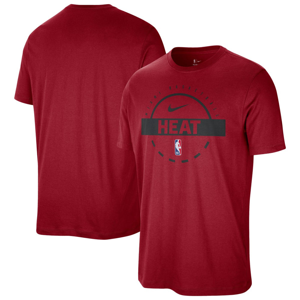 Red Miami Heat Authentic Practice T-Shirt | NBA