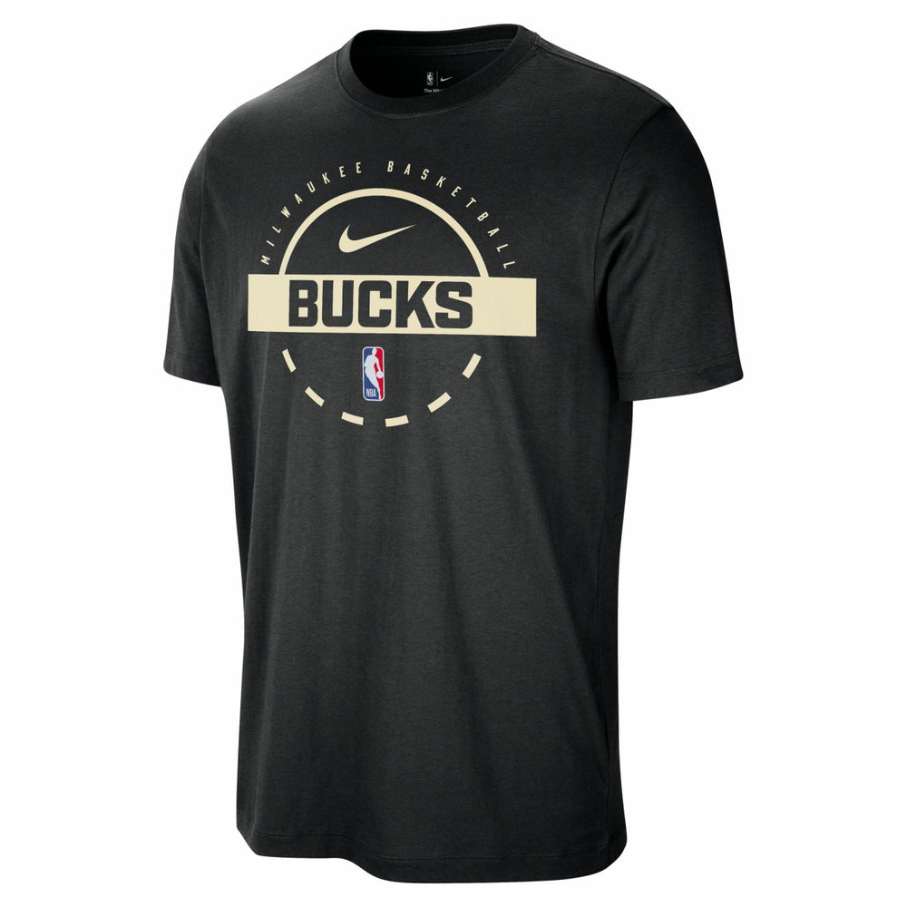 Black Milwaukee Bucks Authentic Practice T-Shirt | NBA