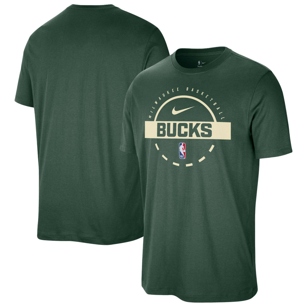 Hunter Green Milwaukee Bucks Authentic Practice T-Shirt | NBA