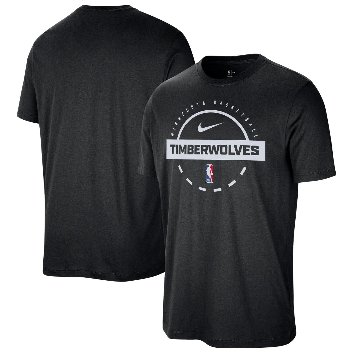 Black Minnesota Timberwolves Authentic Practice T-Shirt | NBA