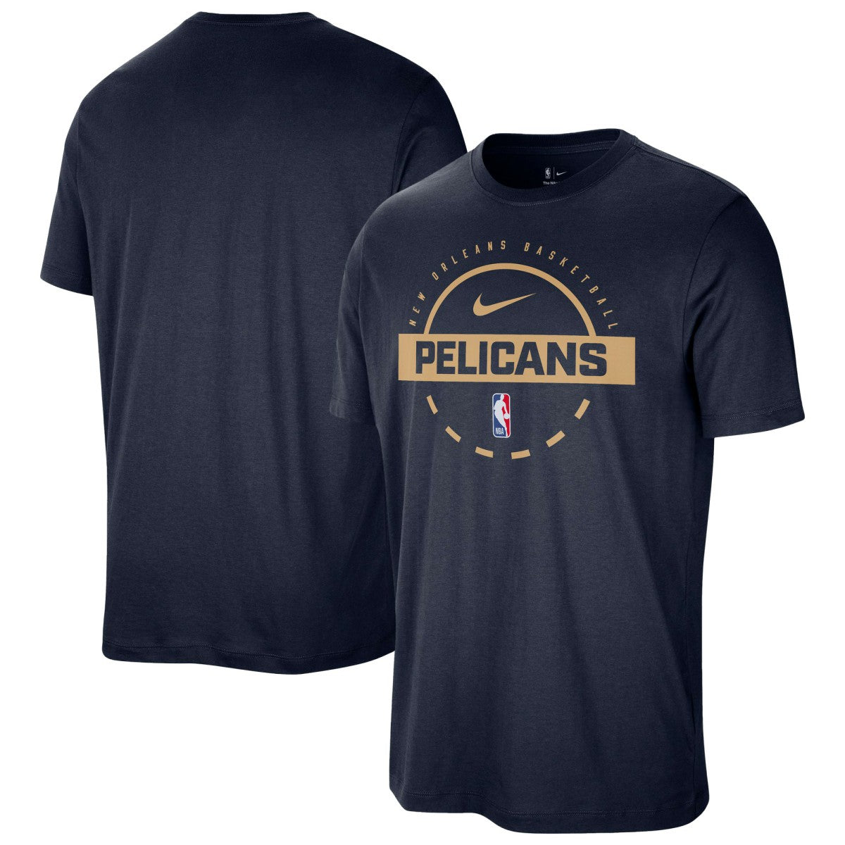 Navy New Orleans Pelicans Authentic Practice T-Shirt | NBA
