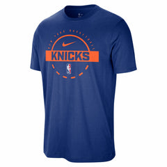 Blue New York Knicks Authentic Practice T-Shirt | NBA