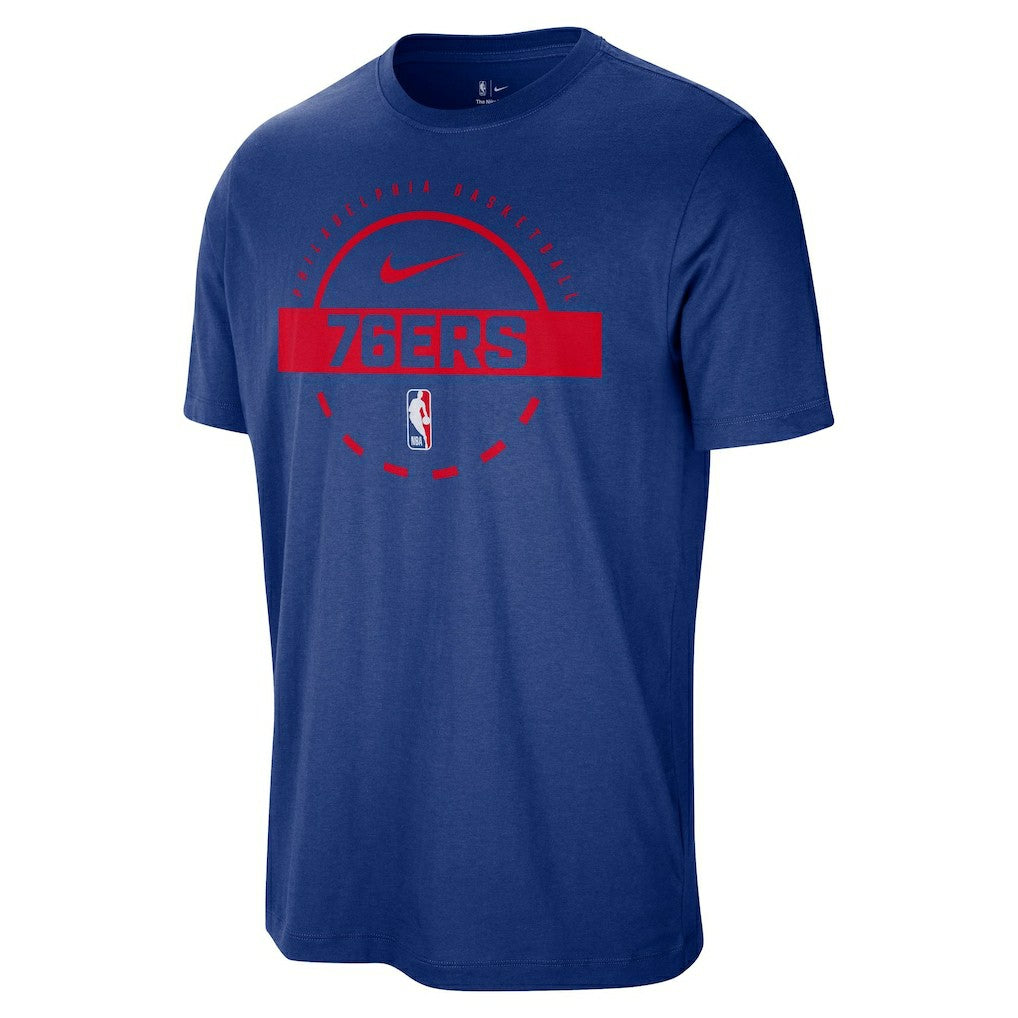 Royal Philadelphia 76ers Authentic Practice T-Shirt | NBA