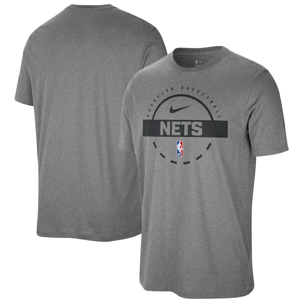 Charcoal Brooklyn Nets Authentic Practice T-Shirt | NBA