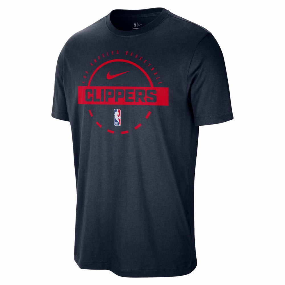 Navy LA Clippers Authentic Practice T-Shirt | NBA