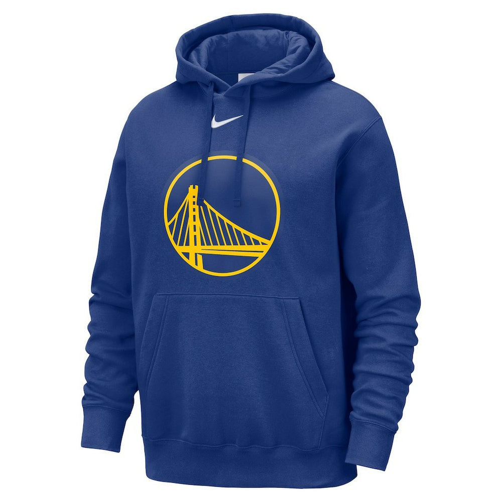 Royal Golden State Warriors Essential Logo Club Pullover Hoodie sale | NBA