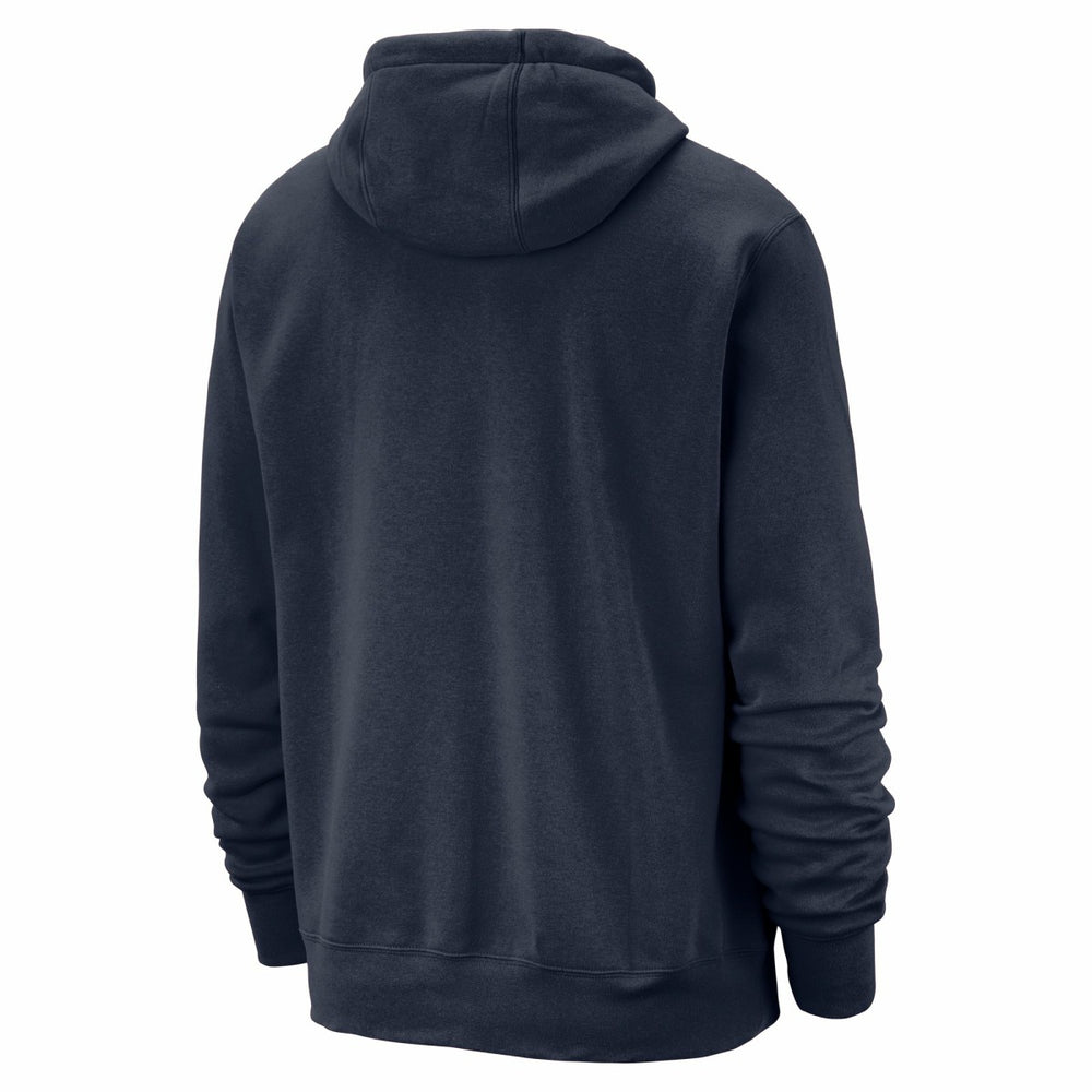 Navy Memphis Grizzlies Essential Logo Club Pullover Hoodie | NBA