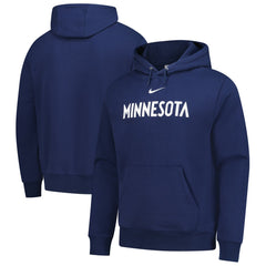 Navy Minnesota Timberwolves Sportswear Essential Wordmark Club Hoodie | NBA