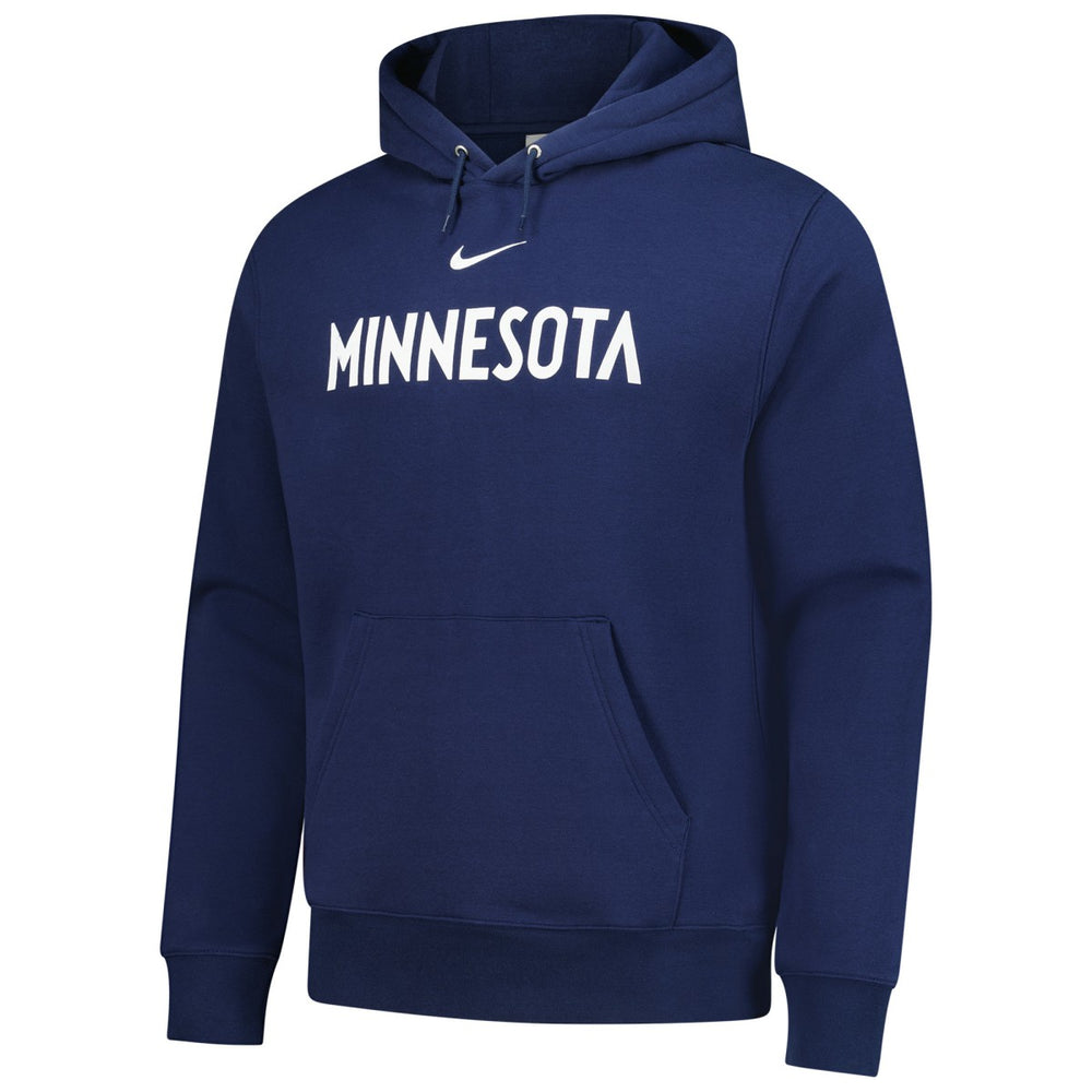 Navy Minnesota Timberwolves Sportswear Essential Wordmark Club Hoodie | NBA