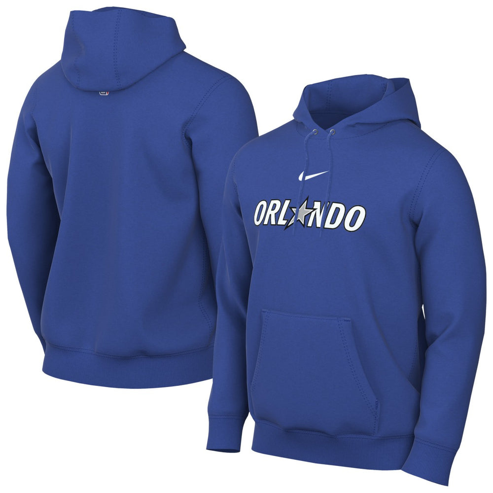 Royal Orlando Magic Sportswear Essential Wordmark Club Hoodie | NBA