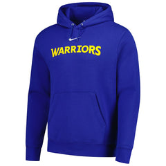 Royal Golden State Warriors Sportswear Essential Wordmark Club Hoodie sale | NBA