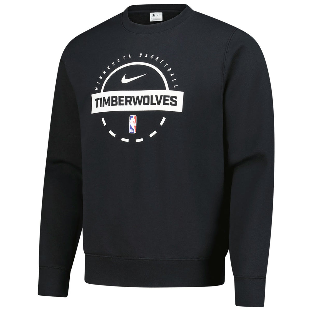 Black Minnesota Timberwolves 2025/26 Authentic Practice Club Sweatshirt | NBA