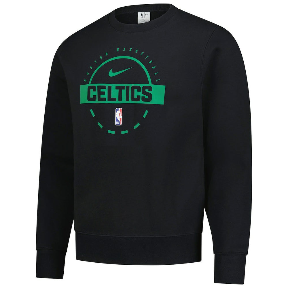 Black Boston Celtics 2025/26 Authentic Practice Club Sweatshirt | NBA