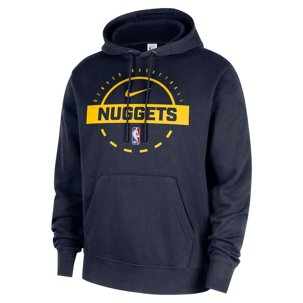 Navy Denver Nuggets 2025/26 Authentic Practice Club Pullover Hoodie sale | NBA