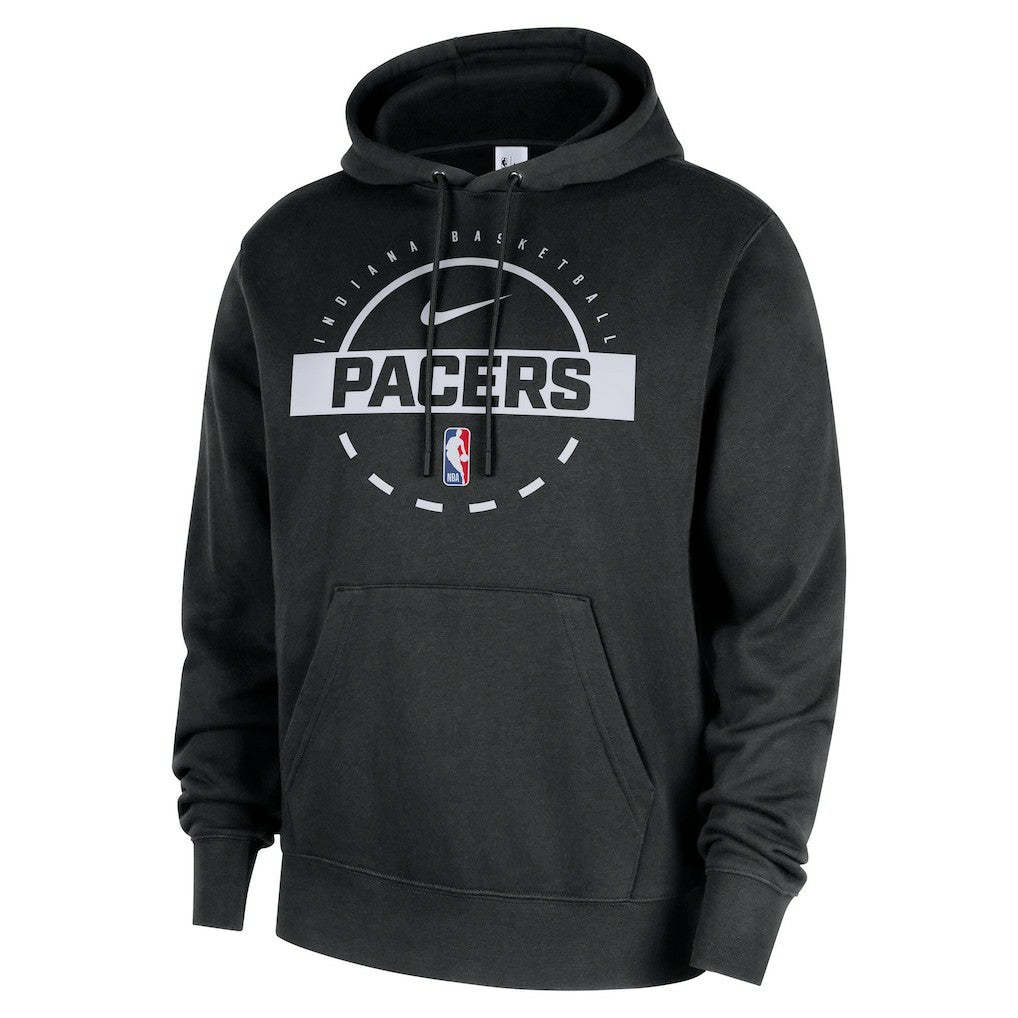 Black Indiana Pacers 2025/26 Authentic Practice Club Pullover Hoodie | NBA