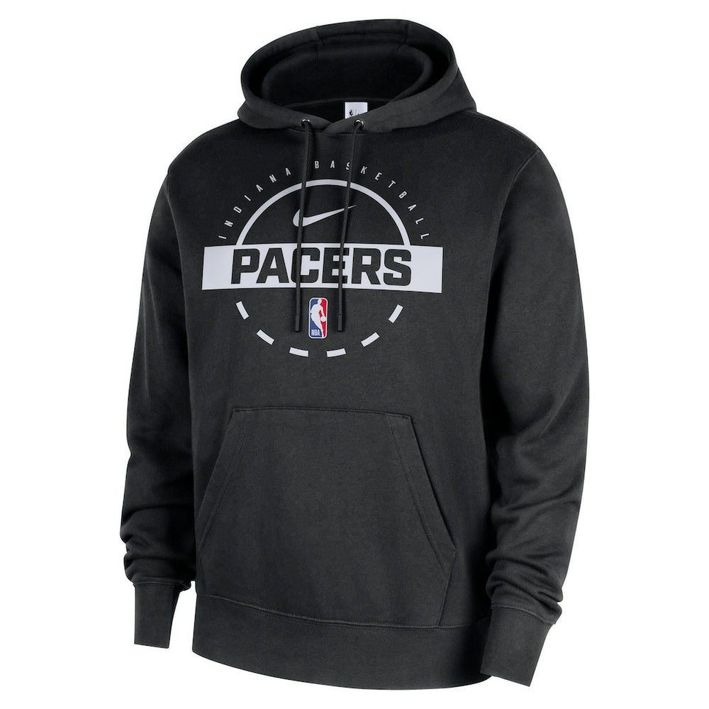 Black Indiana Pacers 2025/26 Authentic Practice Club Pullover Hoodie | NBA